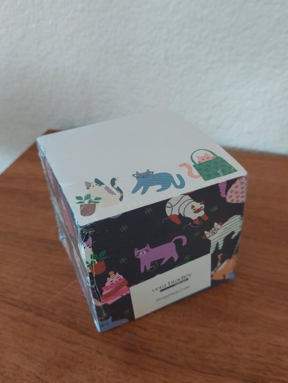 Vera Bradley Printed Note Cube with cats herding cats #verabradley #notebook Mu
